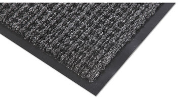 Crown Oxford™ Wiper Mat,  48 x 72, Black/Gray