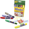 A Picture of product CYO-529765 Crayola® Washable Window Crayons,  5/Set