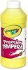 A Picture of product CYO-541216034 Crayola® Premier™ Tempera Paint,  Yellow, 16 oz