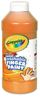 Crayola® Washable Fingerpaint,  Orange, 16 oz