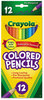 A Picture of product CYO-684012 Crayola® Colored Pencil Set,  3.3 mm, Assorted Colors, 12/Set