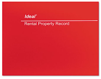 Ideal® Rental Property Record Book,  8 1/2 x 11, 60-Page Wirebound Book