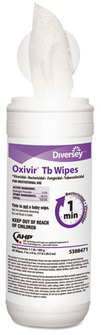 Diversey™ Oxivir® TB Disinfectant Wipes. 7 x 8 in. 12 count.