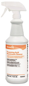 Diversey™ Foaming Acid Restroom Cleaner,  Fresh Scent, 32 oz Spray Bottle, 12/Carton