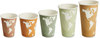 A Picture of product ECO-EPBHC8WA Eco-Products® World Art™ Hot Cups,  8 oz, Plum, 50/Pack, 10 Pack/Carton