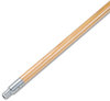 A Picture of product BWK-136 Boardwalk® Metal Tip Threaded Hardwood Broom Handle,  1" Dia x 60" Long