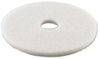 Boardwalk® Polishing Floor Pads. 21 in. White. 5/case.