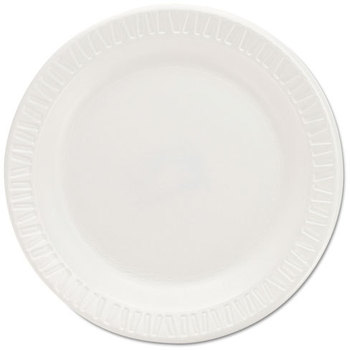 Pactiv 150-Pack White Eps Foam Disposable Dinner Plates at