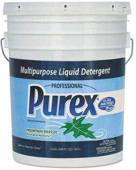 Purex® Ultra Concentrated Liquid Laundry Detergent,  Mountain Breeze, 5 gal. Pail