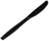 A Picture of product DXE-KH517 Dixie® Plastic Cutlery,  Heavyweight Knives, Black, 1000/Carton