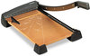 A Picture of product EPI-26358 X-ACTO® Heavy-Duty Wood Base Guillotine Trimmer,  15 Sheets, 12" x 18"