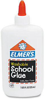 Elmer's® Washable School Glue,  7.62 oz, Liquid
