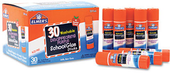 Elmer's® Washable School Glue Sticks,  Purple, 30/Box