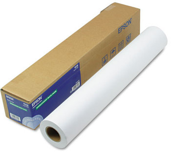 Epson® Double Weight Matte Paper,  24" x 82 ft, White