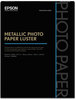A Picture of product EPS-S045596 Epson® Professional Media Metallic Luster Photo Paper,  White, 8 1/2 x 11, 25 Sheets