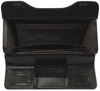 A Picture of product BND-546110BLK Bond Street, Ltd. Computer/Catalog Case on Wheels,  Leather, 19 x 9 x 15-1/2, Black