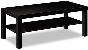 HON® Occasional Tables Laminate Table, Rectangular, 42w x 20d 16h, Black