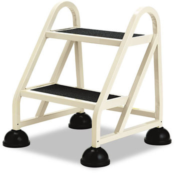 Cramer® Stop-Step® Ladder,  21 1/2w x 20 1/4d x 23h, 2-Step, Beige