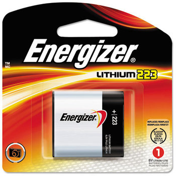 Energizer® Photo Lithium Batteries,  223, 6V