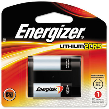 Energizer® Photo Lithium Batteries,  2CR5, 6V