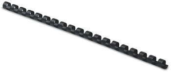 Fellowes® Plastic Comb Bindings 1/4" Diameter, 20 Sheet Capacity, Black, 100/Pack