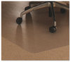 A Picture of product FLR-118923ER Floortex® Cleartex® Ultimat® Polycarbonate Chair Mat for Low/Medium Pile Carpets. 35 X 47 in. Clear.