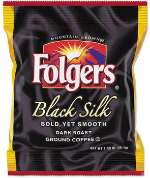 Folgers® Coffee,  Black Silk, 1.4 oz Packet, 42/Carton