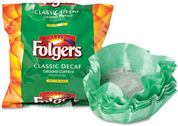 Folgers® Filter Packs,  Decaffeinated Classic Roast, 9/10oz, 40/Carton