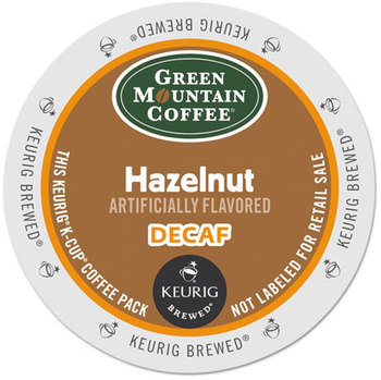 Green Mountain Coffee Roasters® Hazelnut Decaf Coffee K-Cups®,  96/Carton