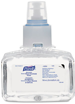 PURELL® Advanced Foam Hand Sanitizer for LTX-7™ Dispensers. 700 mL. 3 Refills/Case.