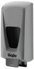 A Picture of product 672-205 GOJO® PRO™  TDX™ 5000 Push-Style Dispenser for GOJO® Hand Cleaner or Soap. 5000 mL. 7.63 X 9.56 X 21.19 in. Black.