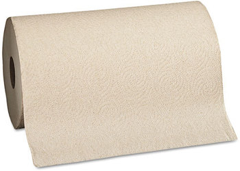 Pacific Blue Basic™ Jumbo Perforated Roll Towel, 2-Ply, 11" x 8.8", Brown, 250 Sheets/Roll, 12 Rolls/Case