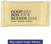 A Picture of product GTP-390050A Good Day™ Amenity Bar Soap,  Pleasant Scent, .5oz