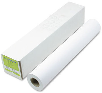 HP Designjet Large Format Paper for Inkjet Printers, 4.9 mil, 24" x 150 ft, White