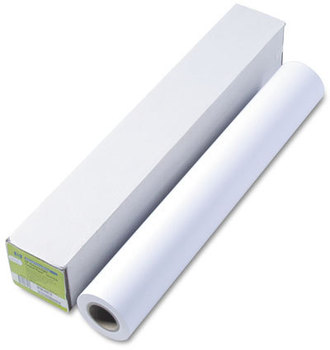 HP Designjet Large Format Paper for Inkjet Printers,  6.1 mil, 24" x 100 ft, White