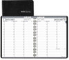 A Picture of product HOD-257202 House of Doolittle™ 100% Recycled Professional Weekly Planner Ruled for 15-Minute Appointments Academic Year 11 x 8.5, Black Wirebound Soft Cover, 12-Month (Aug to July): 2024-2025