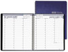 A Picture of product HOD-27207 House of Doolittle™ 100% Recycled Professional Weekly Planner Ruled for 15-Minute Appointments Appts, 11 x 8.5, Blue Wirebound Soft Cover, 12-Month (Jan to Dec): 2024