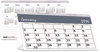 A Picture of product HOD-3679 House of Doolittle™ Bar Harbor 100% Recycled Desk Tent Monthly Calendar 7 x 4.25, White/Blue Sheets, 12-Month (Jan to Dec): 2026