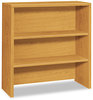 A Picture of product HON-105292CC HON® 10500 Series™ Bookcase Hutch 36w x 14.63d 37.13h, Harvest