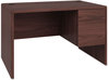 A Picture of product HON-107885RNN HON® 10700 Series™ Single Pedestal Desk with Three-Quarter Height Right 48" x 30" 29.5", Mahogany