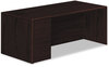 A Picture of product HON-10788LNN HON® 10700 Series™ Single Pedestal Desk with Full-Height on Left 72" x 36" 29.5", Mahogany