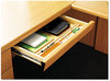 A Picture of product HON-1522C HON® Laminate Center Drawer Angled 22w x 15.38d 2.5h, Harvest
