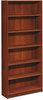 A Picture of product HON-1872C HON® 1870 Series Laminate Bookcase with Square Edge Three-Shelf, 36w x 11.5d 36.13h, Harvest