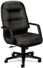 A Picture of product HON-2091SR11T HON® Pillow-Soft® 2090 Series Executive High-Back Swivel/Tilt Chair Supports Up to 300 lb, 16.75" 21.25" Seat Height, Black