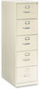 A Picture of product HON-312CPL HON® 310 Series Vertical File 2 Legal-Size Drawers, Putty, 18.25" x 26.5" 29"