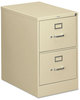 A Picture of product HON-312CPL HON® 310 Series Vertical File 2 Legal-Size Drawers, Putty, 18.25" x 26.5" 29"