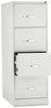 A Picture of product HON-312CPQ HON® 310 Series Vertical File 2 Legal-Size Drawers, Light Gray, 18.25" x 26.5" 29"