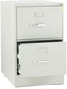 A Picture of product HON-312CPQ HON® 310 Series Vertical File 2 Legal-Size Drawers, Light Gray, 18.25" x 26.5" 29"