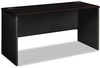 A Picture of product HON-38922NS HON® 38000 Series™ Credenza Shell Desk 60w x 24d 29.5h, Mahogany/Charcoal