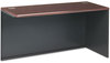 A Picture of product HON-38946LNS HON® 38000 Series™ Return Shell Left, 60w x 24d 29.5h, Mahogany/Charcoal